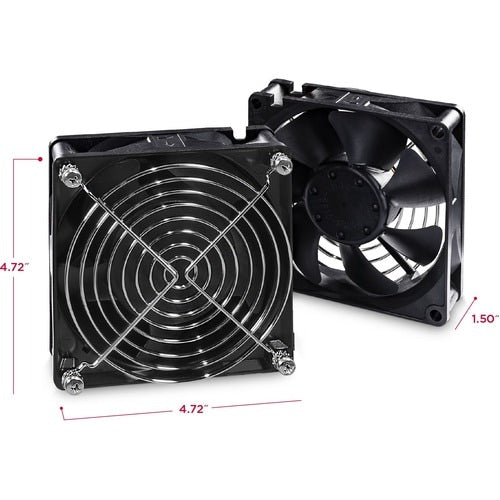 Cyber Power CyberPower Carbon CRA11002 Fan Tray - 2 Fan - 5.4 m³/min - Black