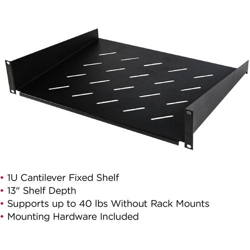 CyberPower Carbon CRA50002 Rack Shelf - For Monitor, Server - 1U Rack