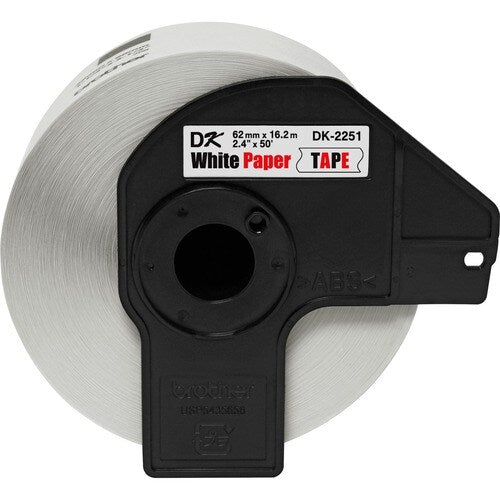 2,4 po x 50 pi noir/rouge sur blanc PPR .LBL LMNTNG FR QL800/QL810W/Q