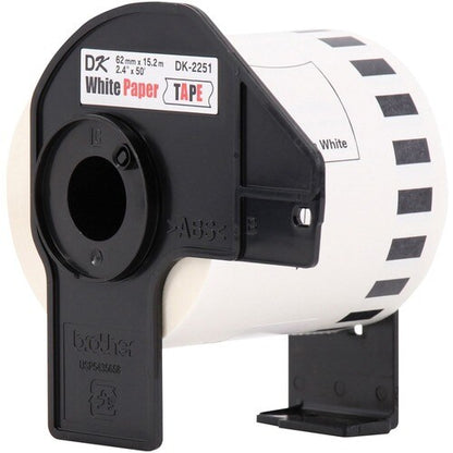 2,4 po x 50 pi noir/rouge sur blanc PPR .LBL LMNTNG FR QL800/QL810W/Q
