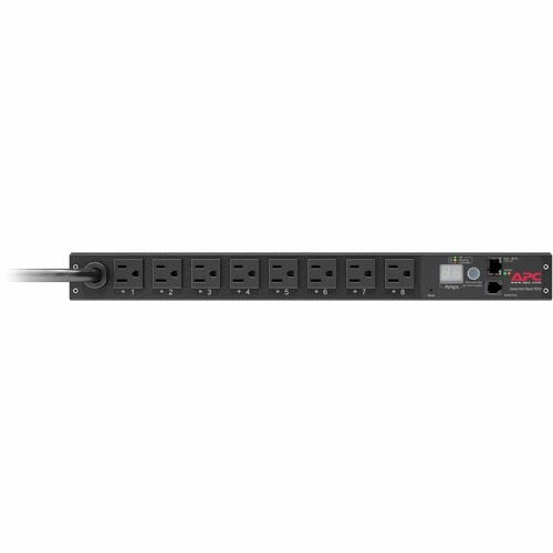 Unité de distribution d'alimentation en rack APC by Schneider Electric, commutée, 1U, 15 A, 100/120 V, (8) 5-