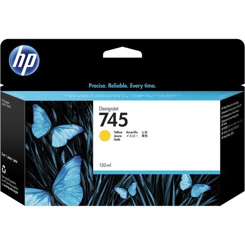 HP 745 Original Standard Yield Inkjet Ink Cartridge - Yellow