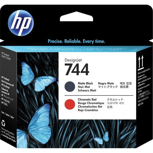 744 MAT BLK AND CHRMTC RED PRINTHEAD