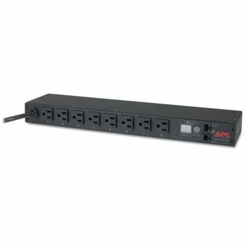 Unité de distribution d'alimentation en rack APC by Schneider Electric, avec compteur, 1U, 15 A, 100/120 V, (8) 5-