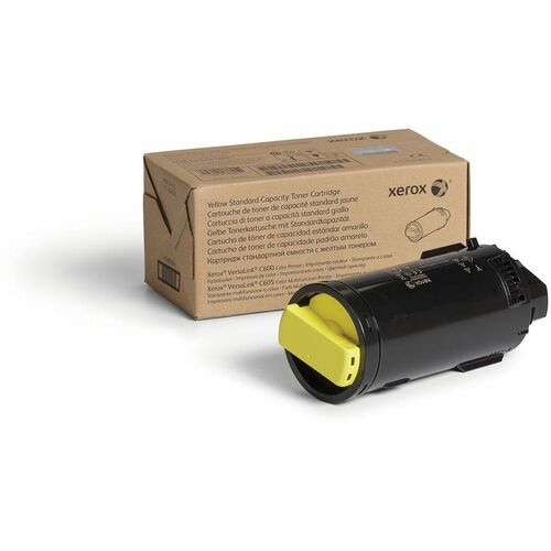 Cartouche de toner laser Xerox d'origine à rendement standard - Jaune