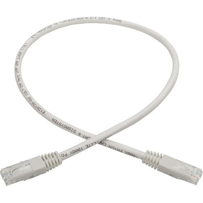 Tripp Lite by Eaton Cat6 Gigabit Molded Patch Cable (RJ45 M/M), White, 2 ft - 2