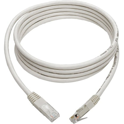 Tripp Lite series Cat6 Gigabit Molded Patch Cable (RJ45 M/M), White, 7