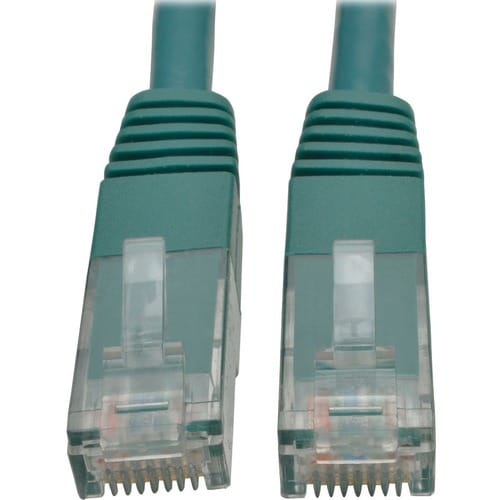 Câble de raccordement moulé Gigabit Cat6 Tripp Lite par Eaton (RJ45 M/M), vert,