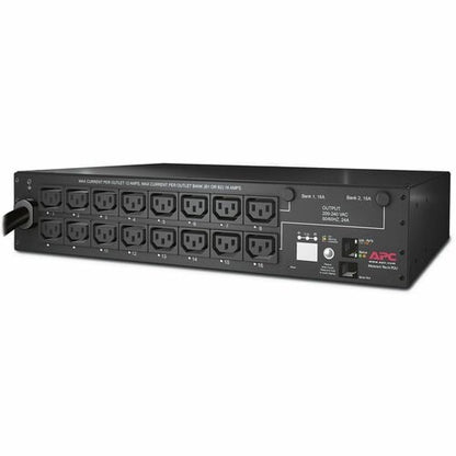 Unité de distribution d'alimentation en rack APC by Schneider Electric, commutée, 2U, 30 A, 208 V, (16) C13 -