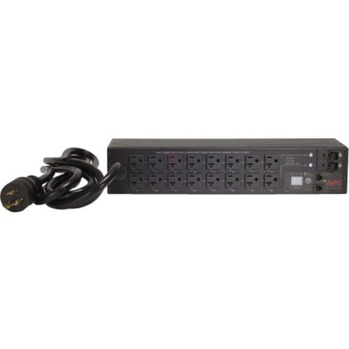 Unité de distribution d'alimentation en rack APC by Schneider Electric, commutée, 2U, 30 A, 120 V, (16) 5-20