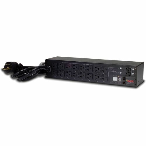 Unité de distribution d'alimentation en rack APC by Schneider Electric, commutée, 2U, 30 A, 120 V, (16) 5-20