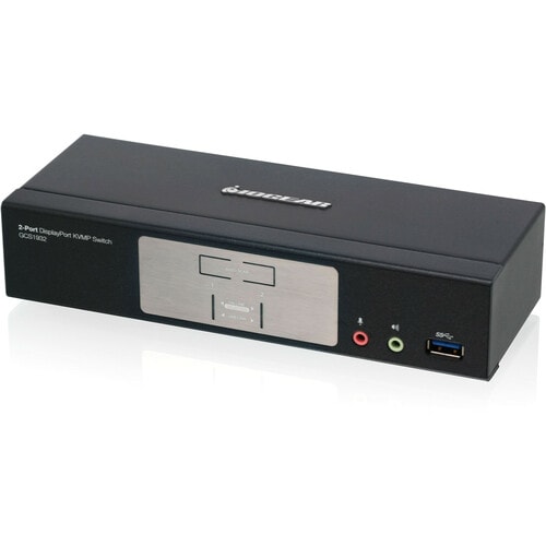 CONMUTADOR KVMP 4K DISPLAYPORT 1.2 CON CONCENTRADOR DE AUDIO USB 3.1 GEN1