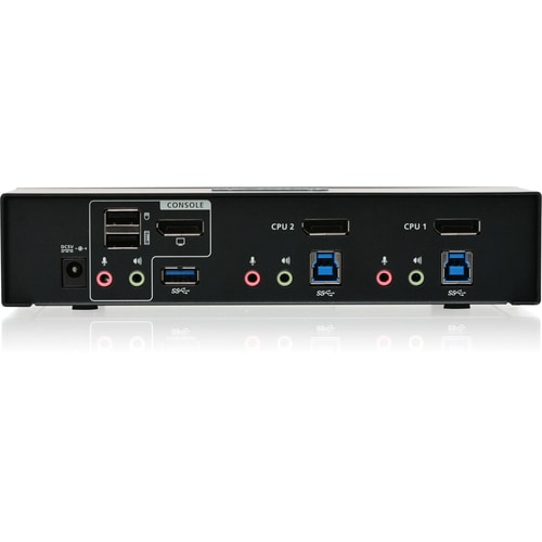 CONMUTADOR KVMP 4K DISPLAYPORT 1.2 CON CONCENTRADOR DE AUDIO USB 3.1 GEN1