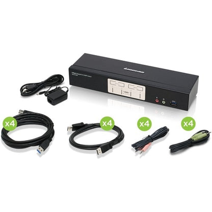 DISPLAYPORT 1.2 KVMP 4K CON CONCENTRADOR USB 3.1 GEN 1 INTEGRADO.