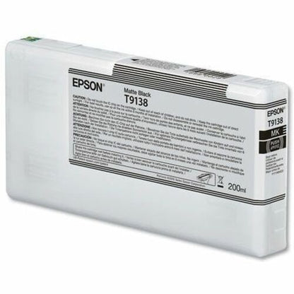 Cartucho de tinta para inyección de tinta Epson UltraChrome HD T913800 - Negro mate