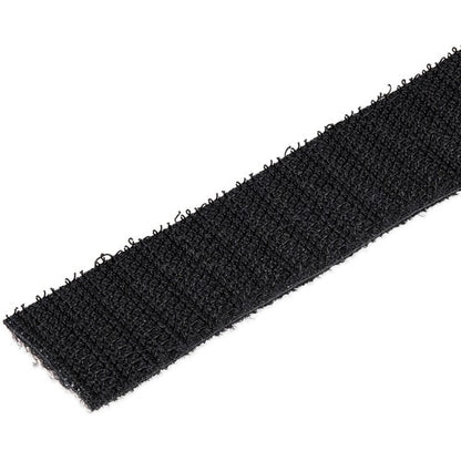 StarTech.com Hook-and-Loop Cable Management Tie - 50 ft. Bulk Roll - Black - Cut-to-Size C