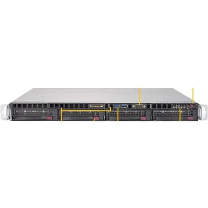 Supermicro SuperServer 5019P-MT Server Barebone System - 1U Rack-mount