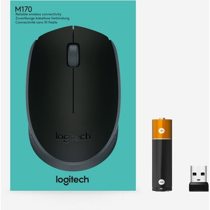 Logitech M170 Mouse - Optical - Wireless