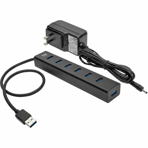 Tripp Lite by Eaton 7-Port Portable USB 3.0 SuperSpeed Mini Hub, Aluminum - USB 3.0