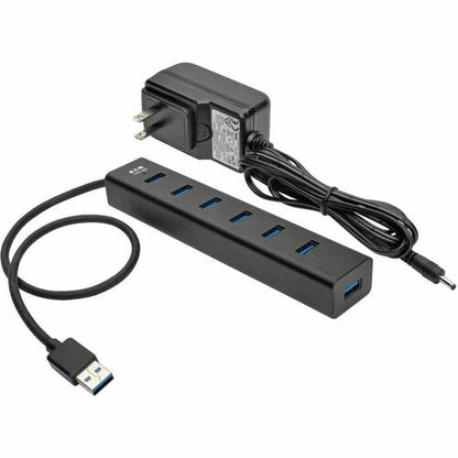 Tripp Lite by Eaton 7-Port Portable USB 3.0 SuperSpeed Mini Hub, Aluminum - USB 3.0