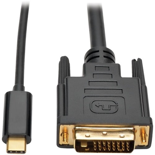 Cable adaptador USB C a DVI de Tripp Lite by Eaton (M/M), 1920 x 1080 (1080p), 3 pies - 3 pies (0.