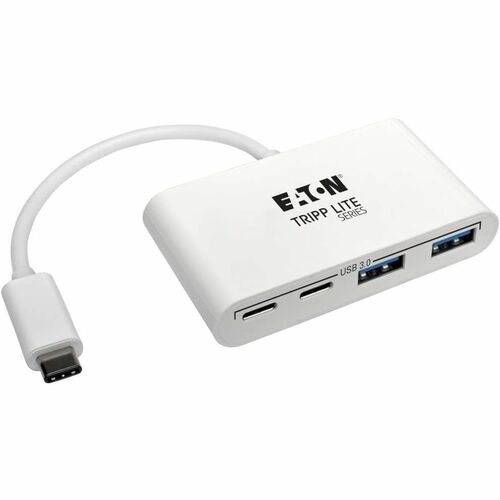 Tripp Lite by Eaton 4-Port USB 3.1 Gen 1 Portable Hub, USB-C to (x2) USB