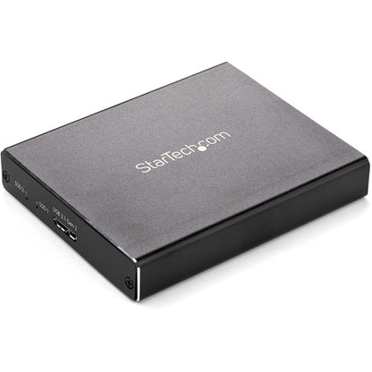 BOÎTIER DOUBLE DISQUE M.2 SATA RAID USB 3.1 GEN 2 USB C / USB A