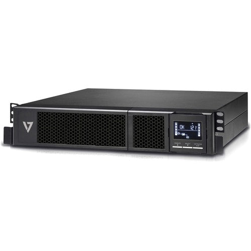 Onduleur V7 3 000 VA, montage en rack 2U, US - V7 UPS1RM2U3000-1N, 3 000 VA/2 700 W