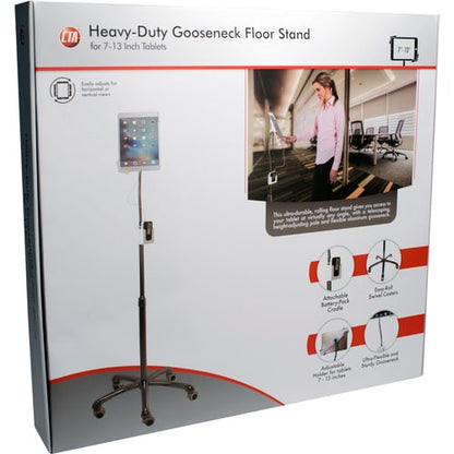 CTA Digital Heavy-Duty Gooseneck Floor Stand for 7