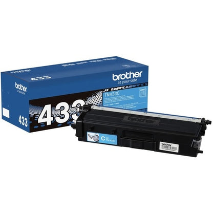 Cartouche de toner laser haute capacité d'origine Brother TN433C - C