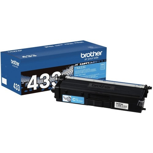 Cartouche de toner laser haute capacité d'origine Brother TN433C - C
