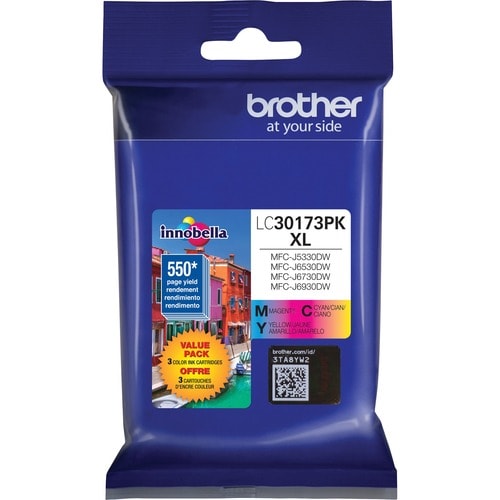 Encre jet d'encre haute capacité d'origine Brother Innobella LC30173PKS