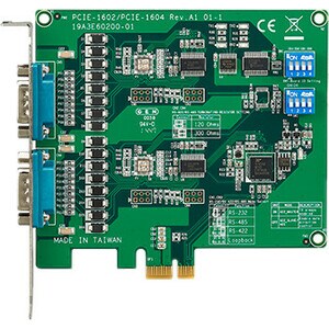 Tarjeta de comunicación PCIE RS-232 de 2 puertos con protección contra sobretensiones
