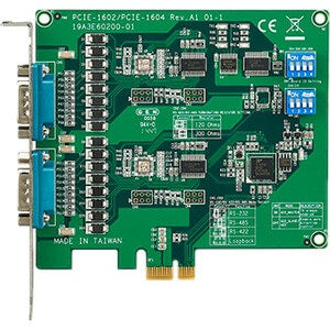 Carte de communication PCI Express RS-232 2 ports B+B SmartWorx avec protection contre les surtensions et isolation