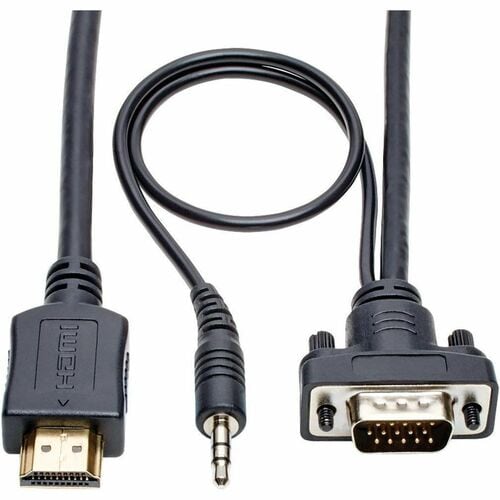Cable de audio/video HDMI/VGA P566-003-VGA-A de Tripp Lite by Eaton - 3 pies (0,91 m) HDMI/Mini-ph