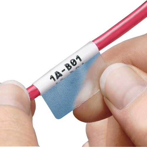 Panduit Wire & Cable Label - 1\" (25.40 mm) Width x 2 1/4\" (57.15 mm) Length - Rectangle