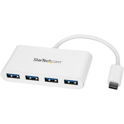 Concentrador USB C de 4 puertos StarTech.com con 4 puertos USB-A (USB 3.0 SuperSpeed ​​de 5 Gbps) - Alimentación por bus USB
