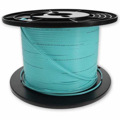 Câble de raccordement fibre optique duplex OM4 Aqua LC (mâle) vers LC (mâle) AddOn 150 m
