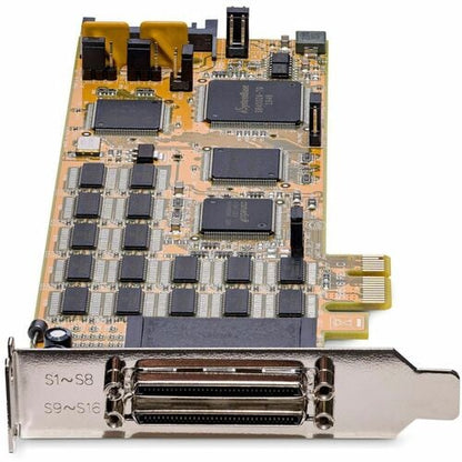 16-PORT PCI EXPRESS SERIAL CARD WITH 16 DB9 RS232 PORTS