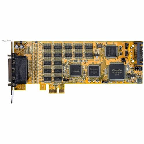 16-PORT PCI EXPRESS SERIAL CARD WITH 16 DB9 RS232 PORTS