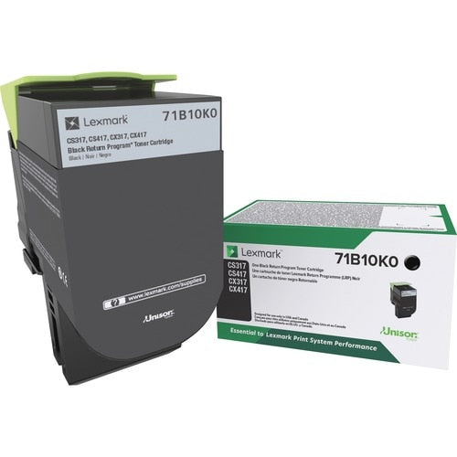 CARTOUCHE DE TONER NOIR À RETOUR CS/X317/417/517