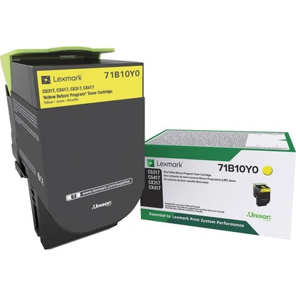CARTOUCHE DE TONER JAUNE À RETOUR CS/X317/417/517