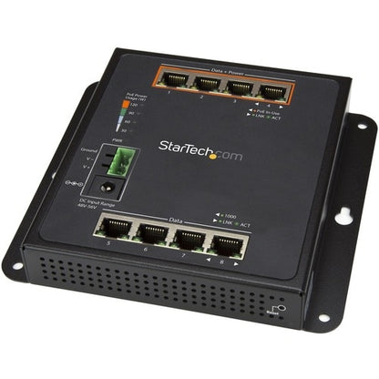 Switch de 8 puertos 4x PoE + GBE Switch gestionado L2 Montaje en pared
