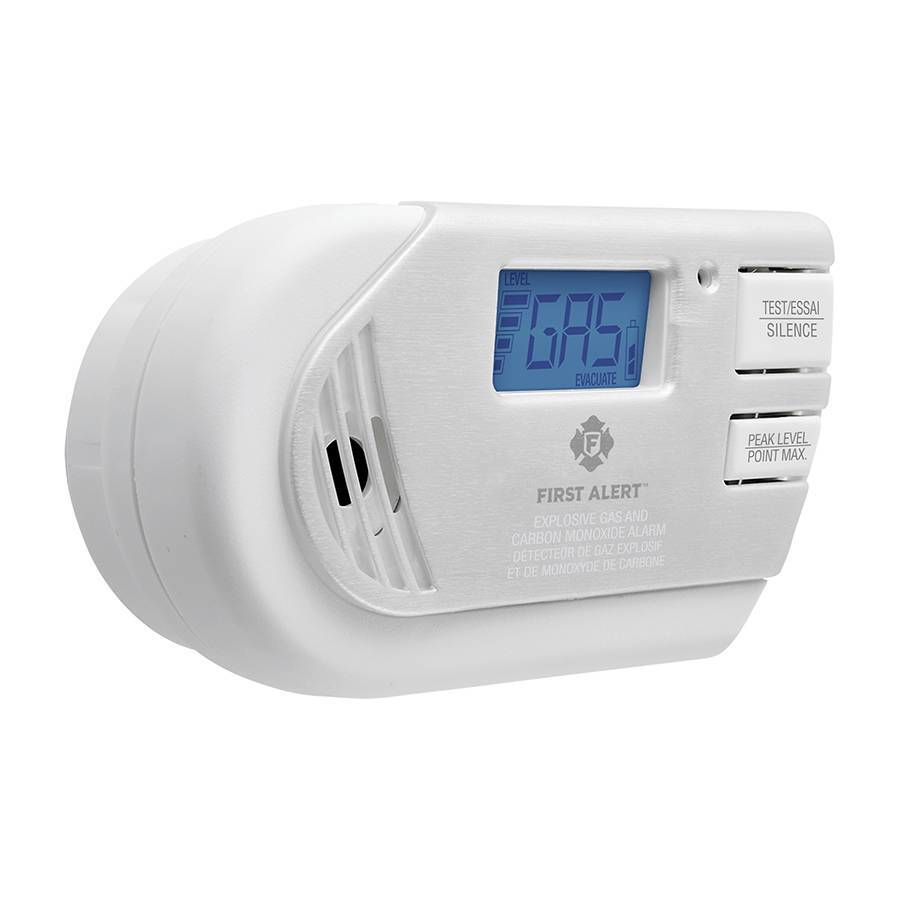 First Alert GC016NA Plugin CO Methane Propane Detector Battery Back Digital Disp (1039758)