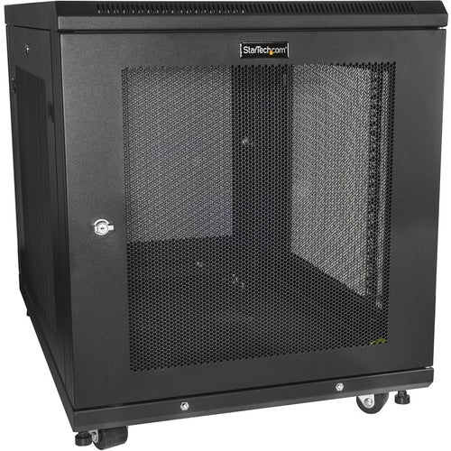 StarTech.com 4-Post 12U Server Rack Cabinet, 19" Data Rack Cabinet for