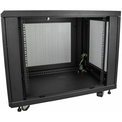 StarTech.com 4-Post 12U Server Rack Cabinet, 19" Data Rack Cabinet for