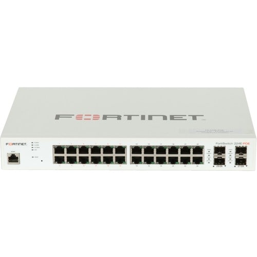 Switch Fortigate de capa 2/3 CTLR PoE+ con 24 puertos RJ45 GE