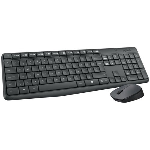 Ensemble clavier et souris sans fil Logitech MK235 pour Windows, 2,4 GHz