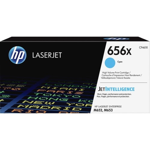 HP 656X (CF461X) Original High Yield Laser Toner Cartridge -