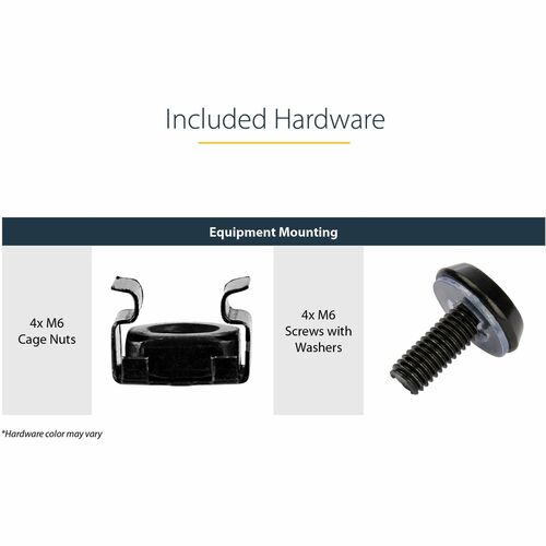 Étagère ventilée pour rack de serveur StarTech.com 1U - Fixe, profondeur 25 cm